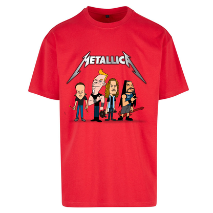Metallica Cartoon Oversized T Shirts