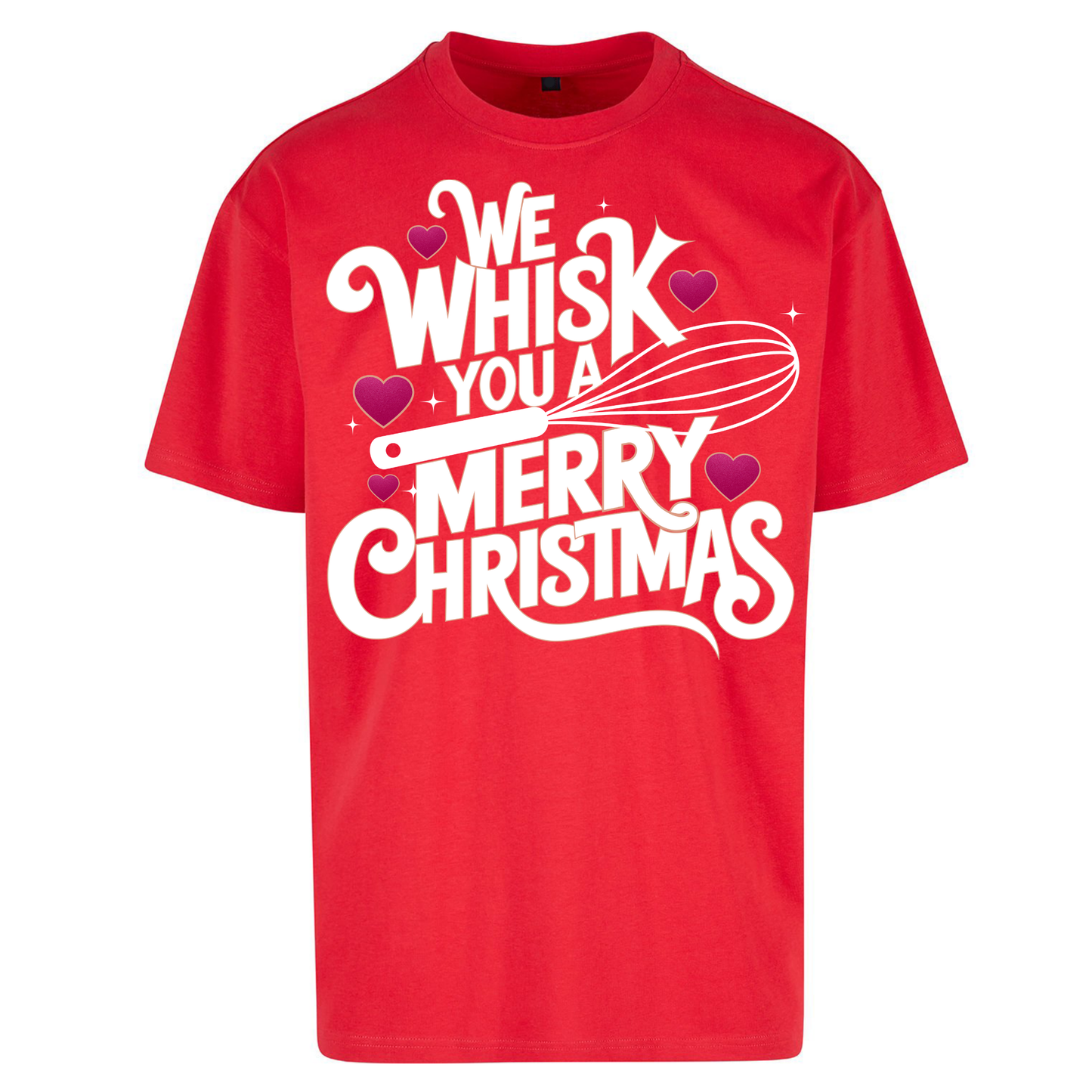 We Whisk You a Merry Christmas Oversized T Shirts