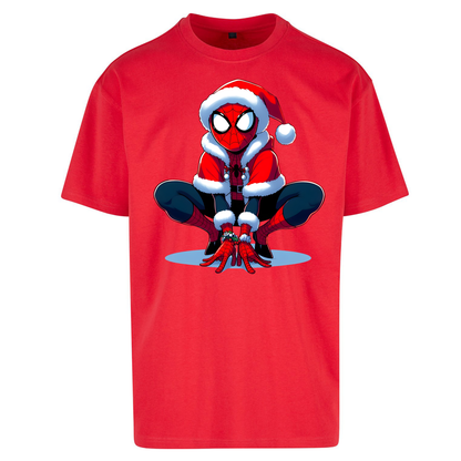 Spiderman Santa Oversized T Shirts
