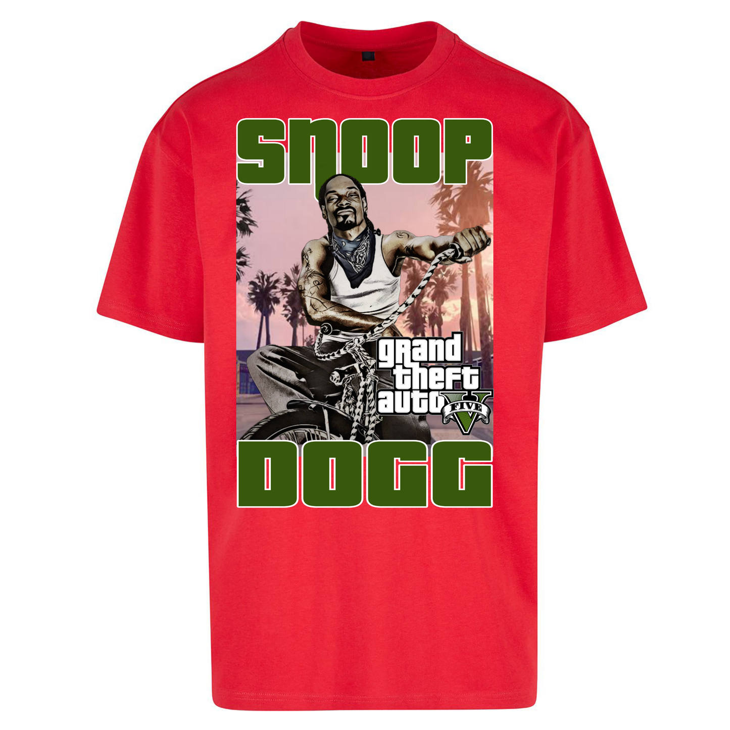 Snoop Dogg Grand Theft Auto Oversized T Shirts