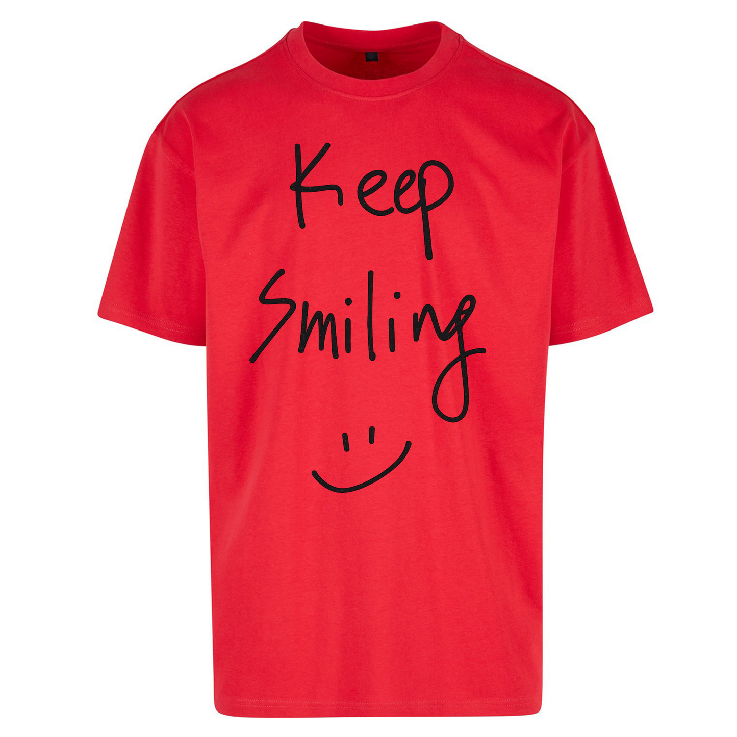Keep Smiling Oversized T Shirts