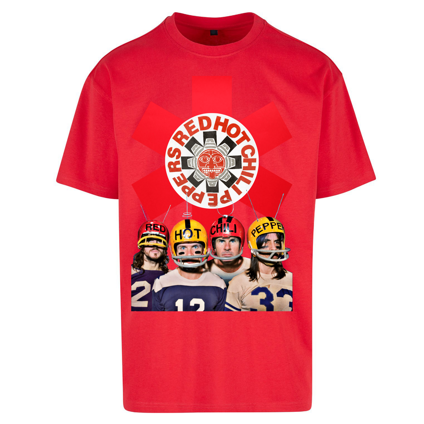 Red Hot Chilli Peppers American Football Oversized T Shirts