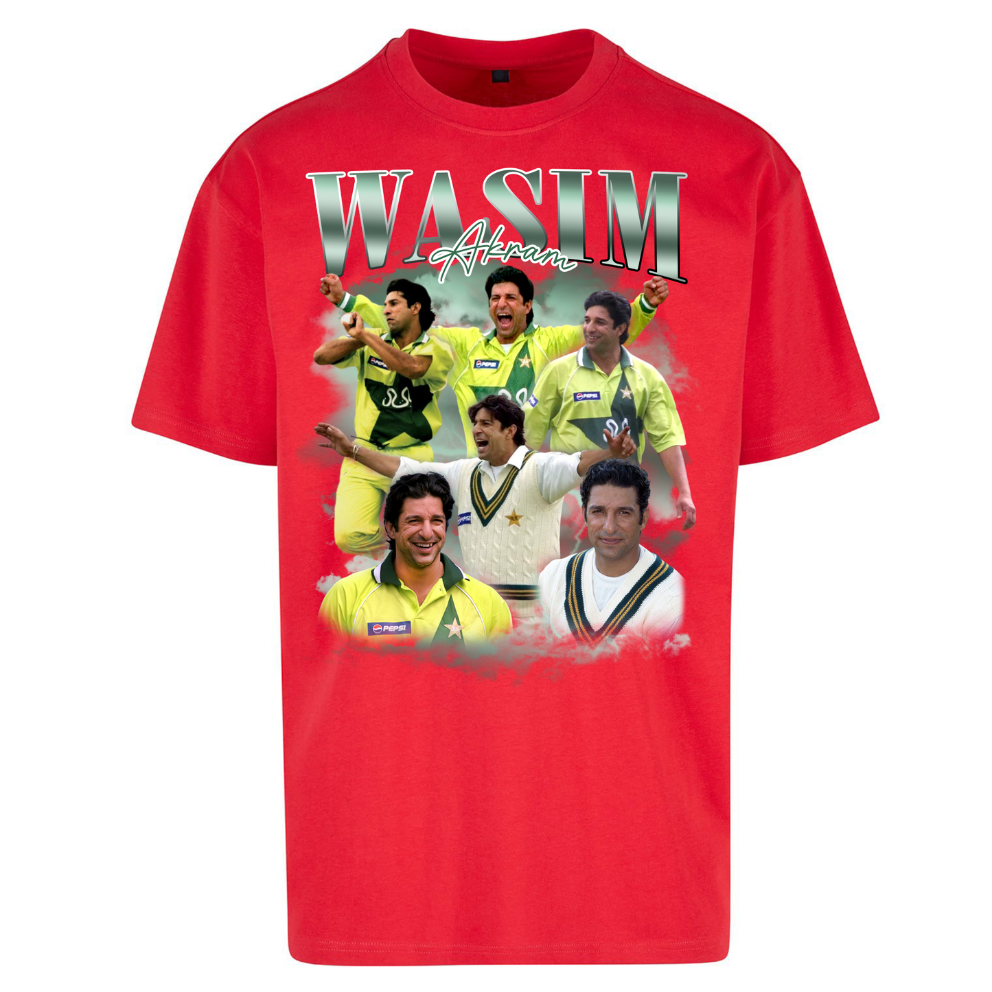 Wasim Akram Oversized T Shirts