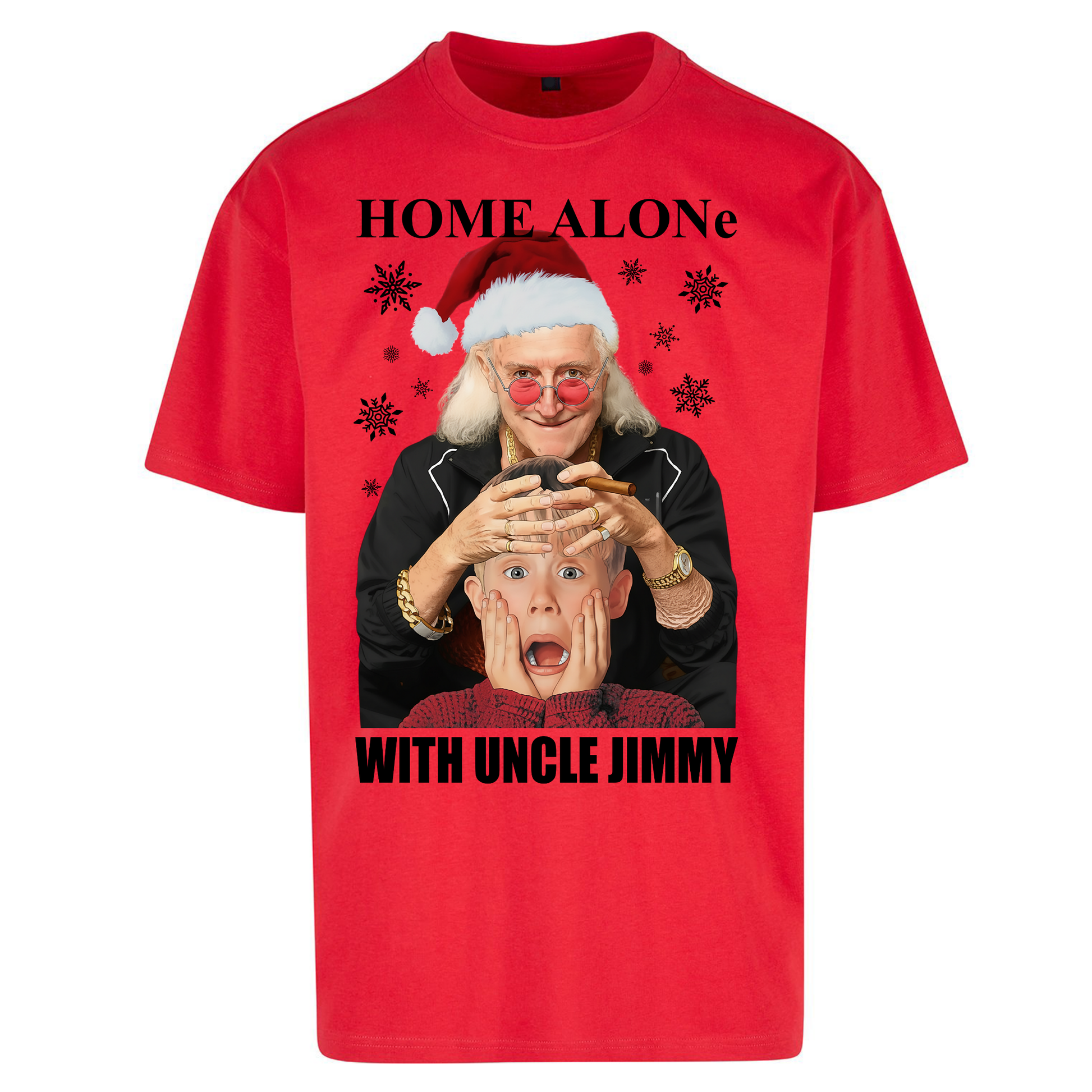 Home Alone Uncle Jimmy Oversized T Shirt
