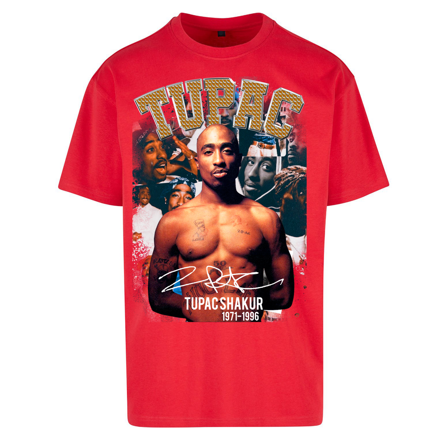 Tupac Shakur 1971 1996 Oversized T Shirts