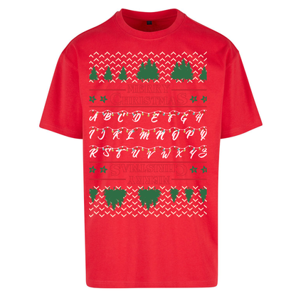 stranger things christmas jumper Oversized T Shirts
