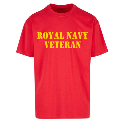 Royal Navy Veteran Oversized T Shirts