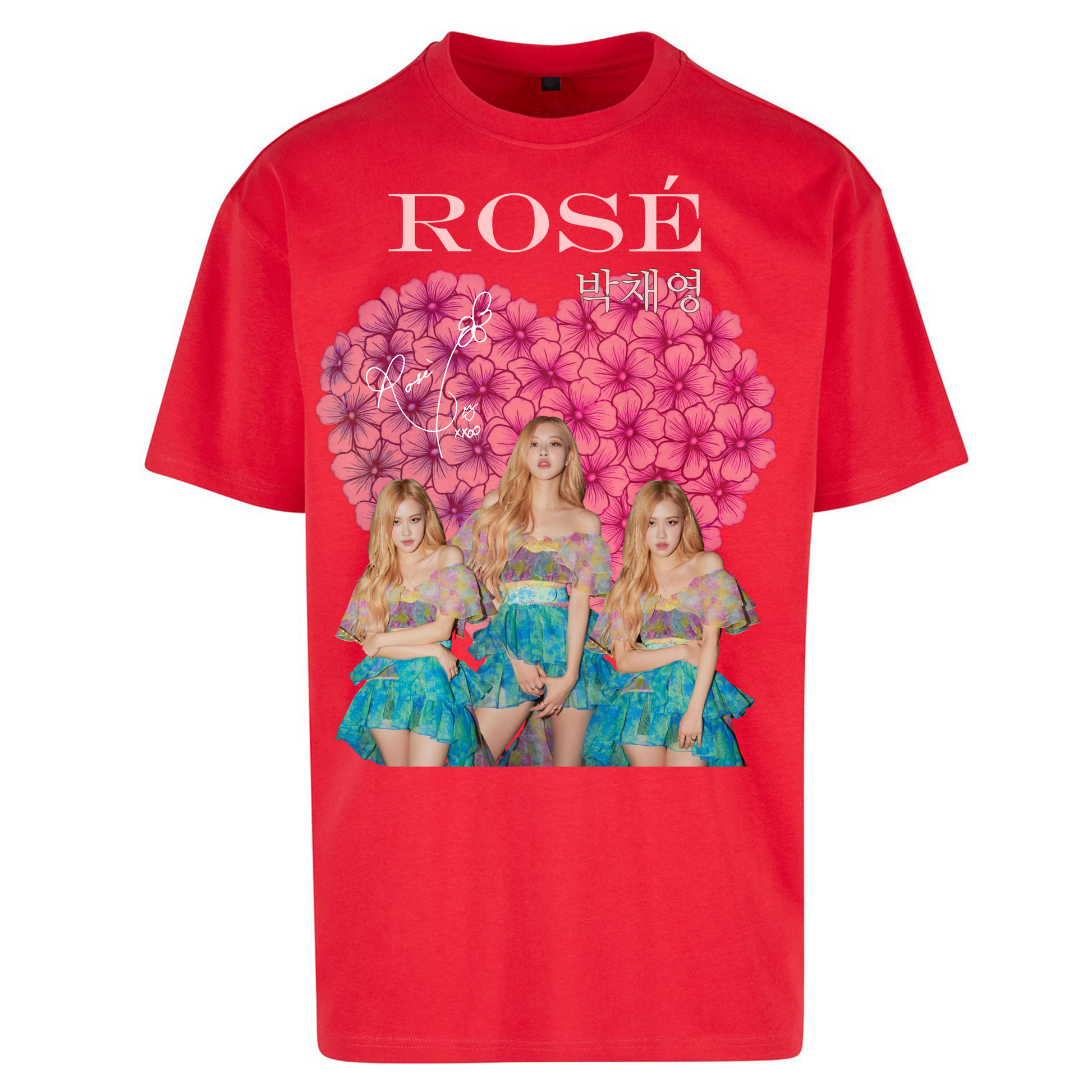 Rose K Pop Oversized T Shirts