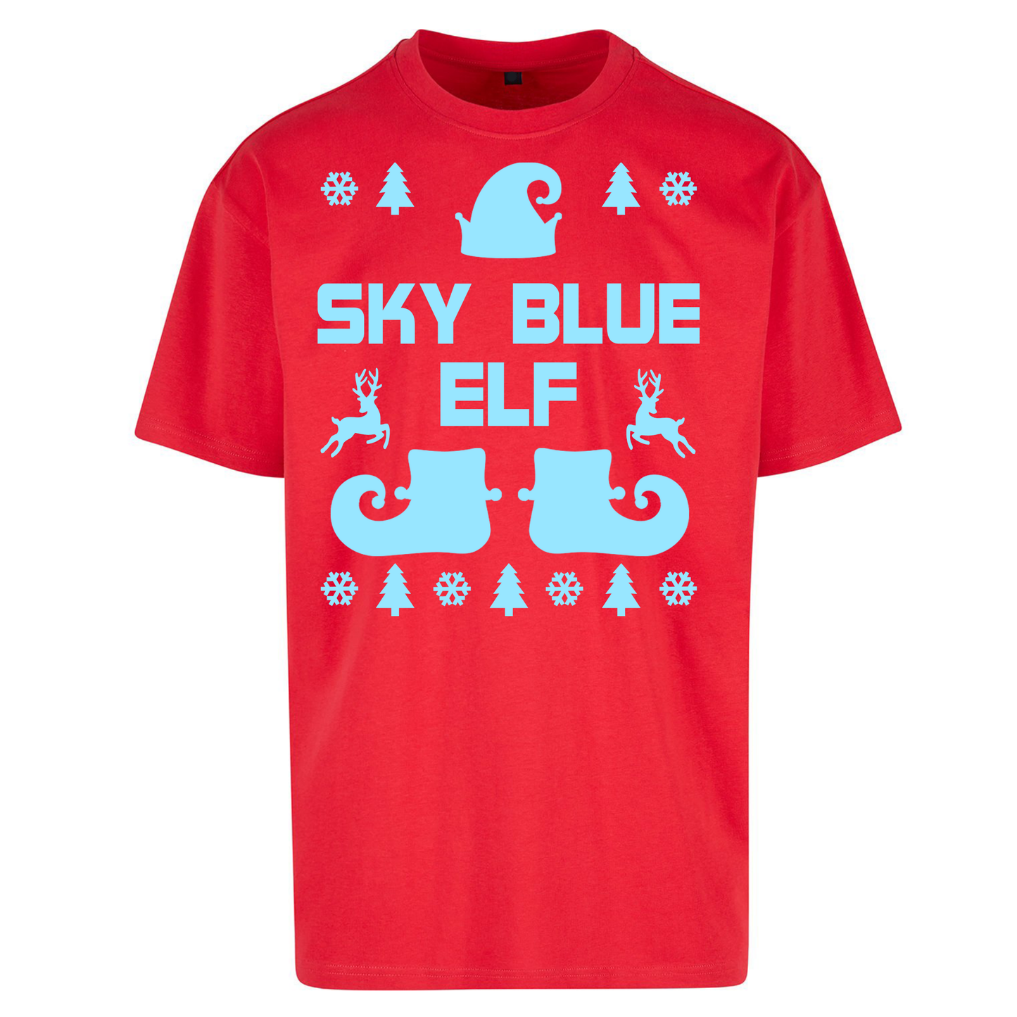 Coventry City FC Christmas Oversized T Shirt