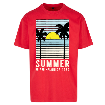 Summer Miami Florida 1970 Oversized T Shirts