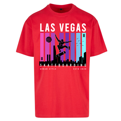 Las Vegas Skateboarding Oversized T Shirts