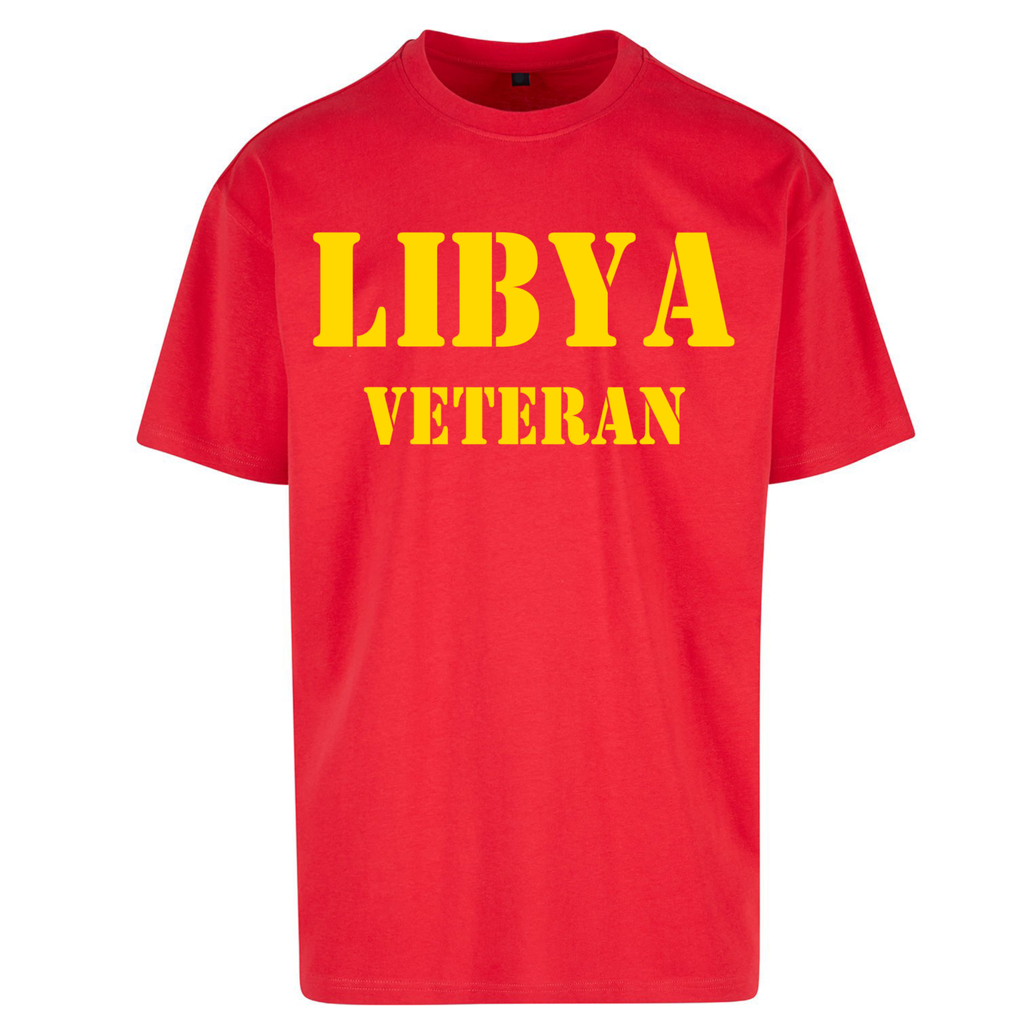 Libya Veteran Oversized T Shirts
