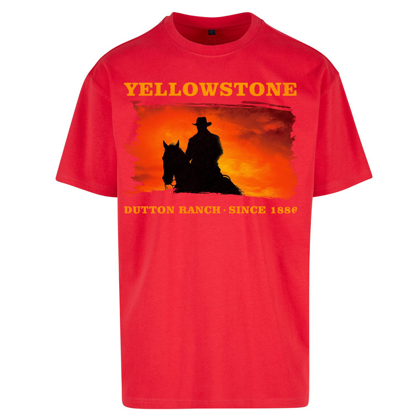 Yellowstone Dutton Ranch Since 1886 Oversized T Shirts