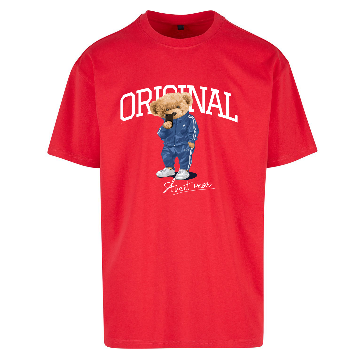 Teddy Bear Original Streetwear Oversized T Shirts