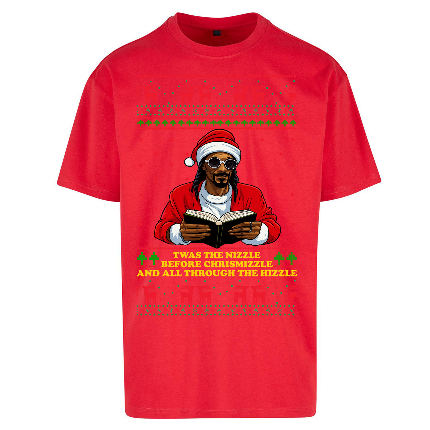 Snoop Dogg Nizzle Christmas Oversized T Shirt
