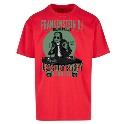 Frankenstein DJ Oversized T Shirts