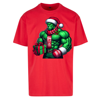 The Hulk Santa Oversized T Shirts