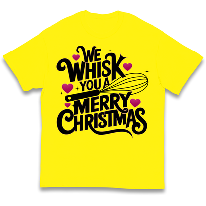 We Whisk You a Merry Christmas kids t shirt