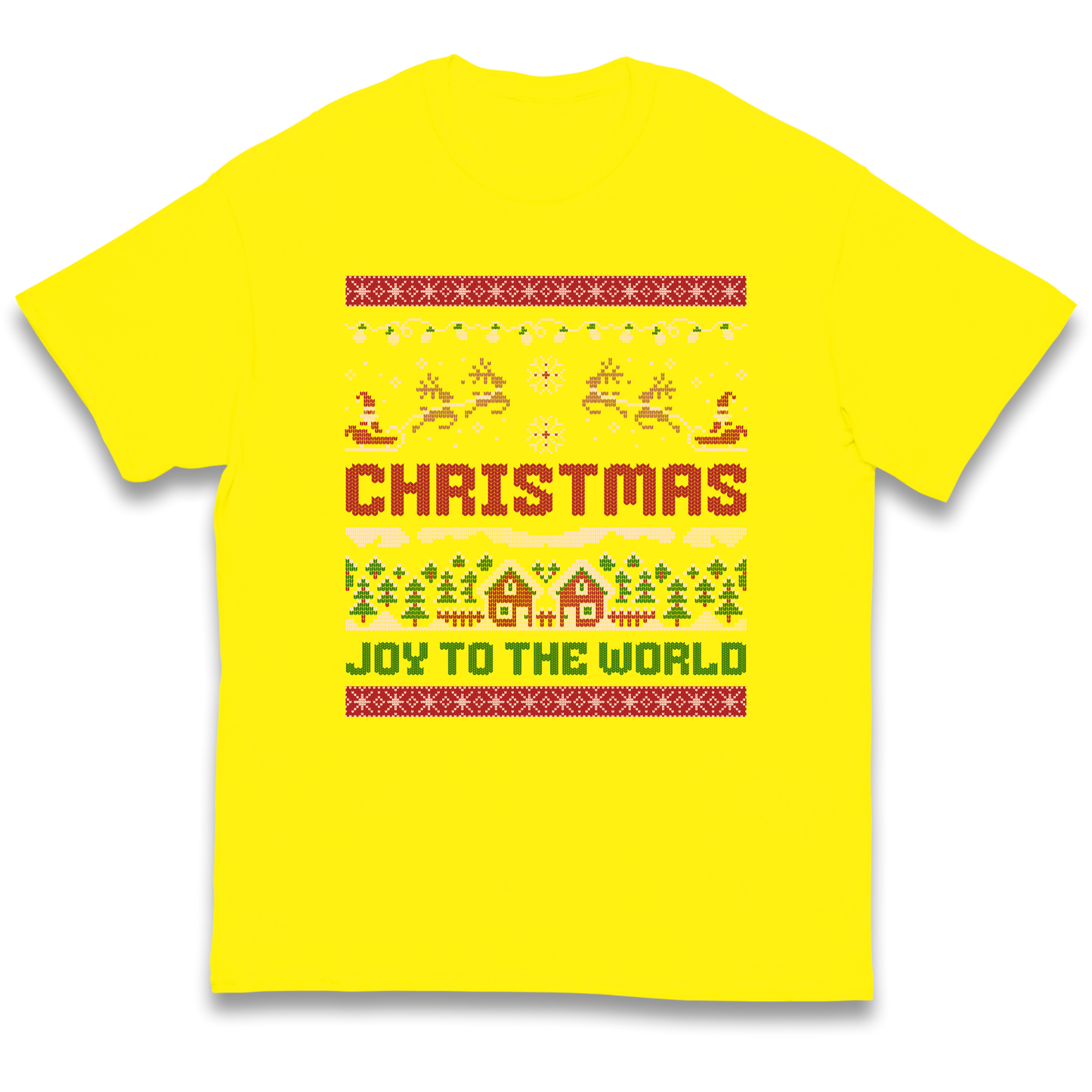 Christmas Joy to the World Christmas kids t shirt