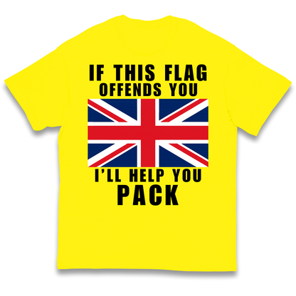 If This Flag Offends You I Will Help You Pack kids t shirt