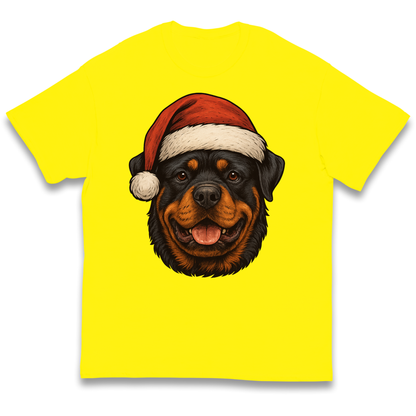 Rottweiler Christmas Kids T Shirt