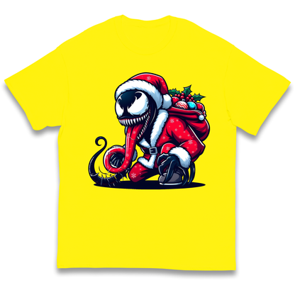 Venom Santa kids t shirt