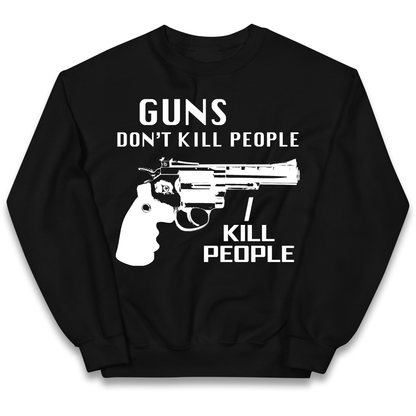 Guns Don’t Kill People Kids Jumper 