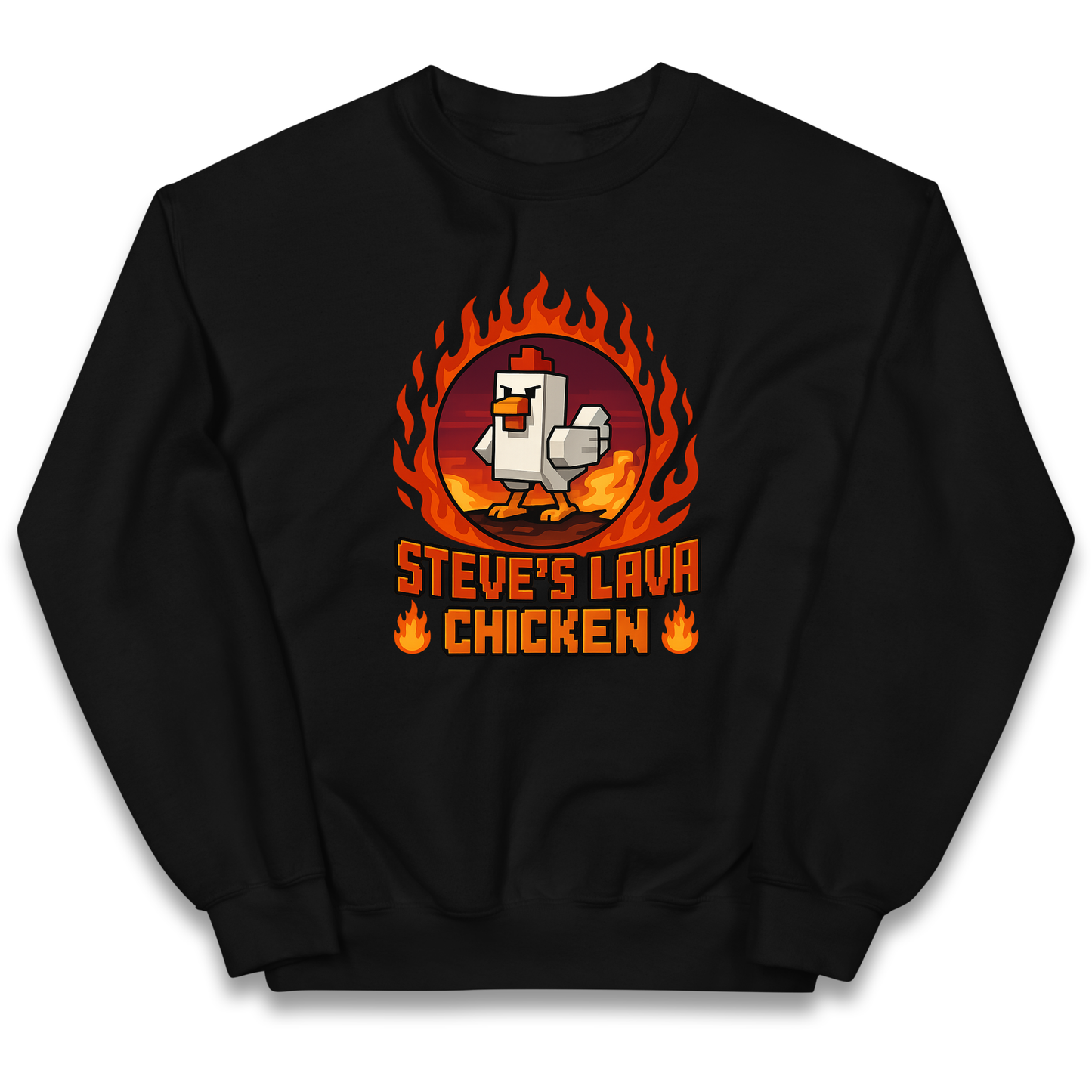 Steve's Lava Chicken Kids Jumper