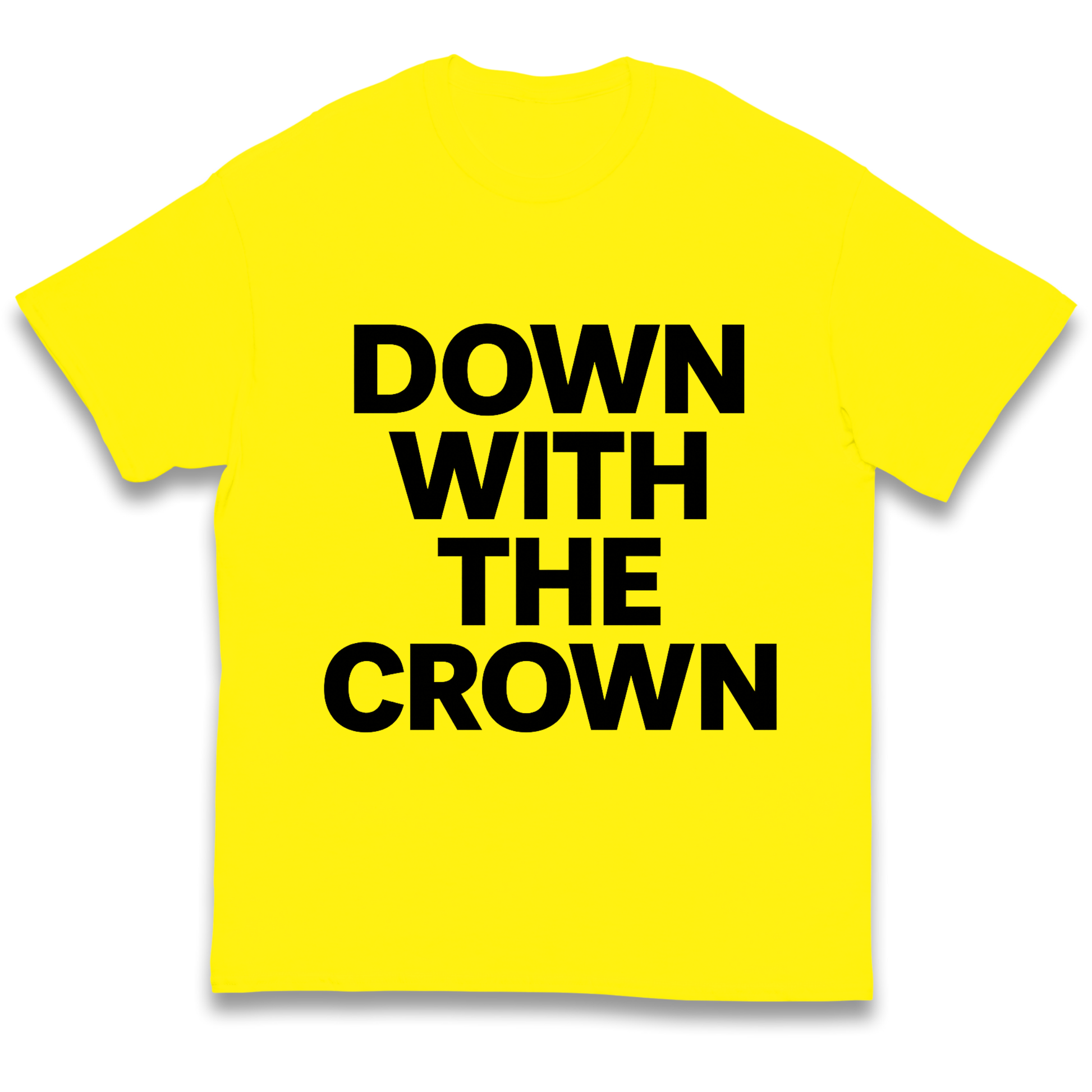 DOWN WITH THE CROWN kids t shirt