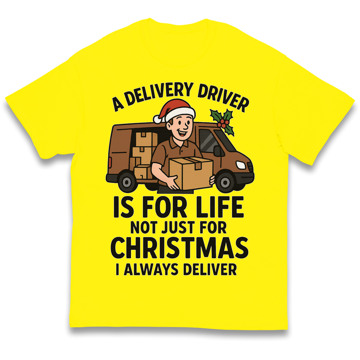 Delivery Driver Christmas Kids T Shirt