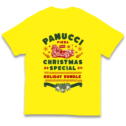 Panucci Pizza Christmas Special Christmas kids t shirt