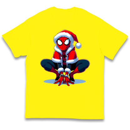 Spiderman Santa kids t shirt