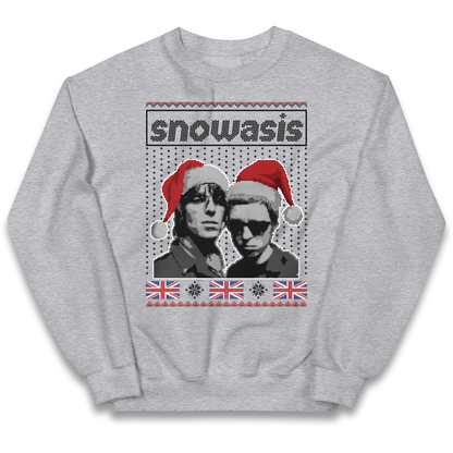 Snowasis Union Jack Christmas Kids Jumper