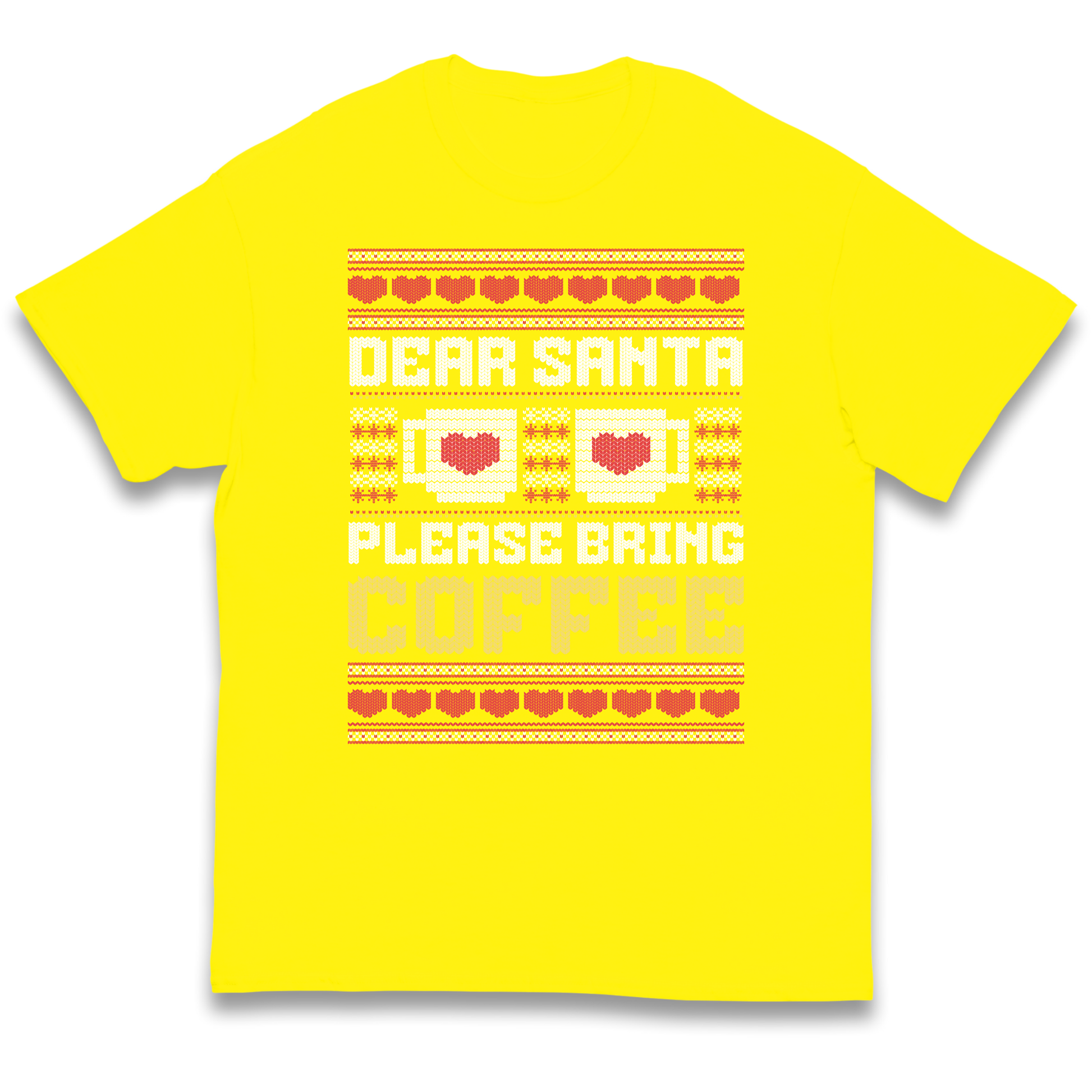 Dear Santa Please Bring Coffee kids t shirt