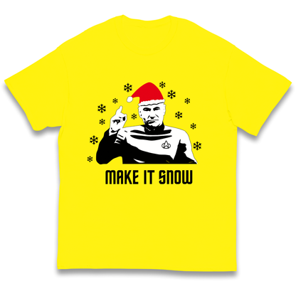 Make It Snow kids t shirt