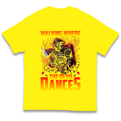 Walking Where The Devil Dances kids t shirt