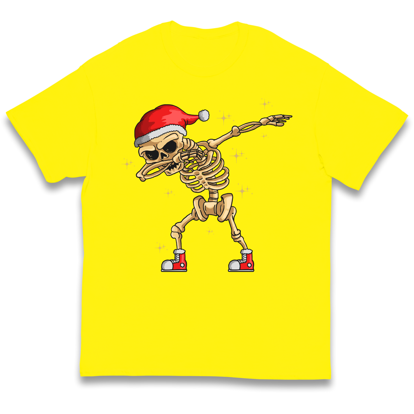 Santa Skellington Dabbing Christmas kids t shirt