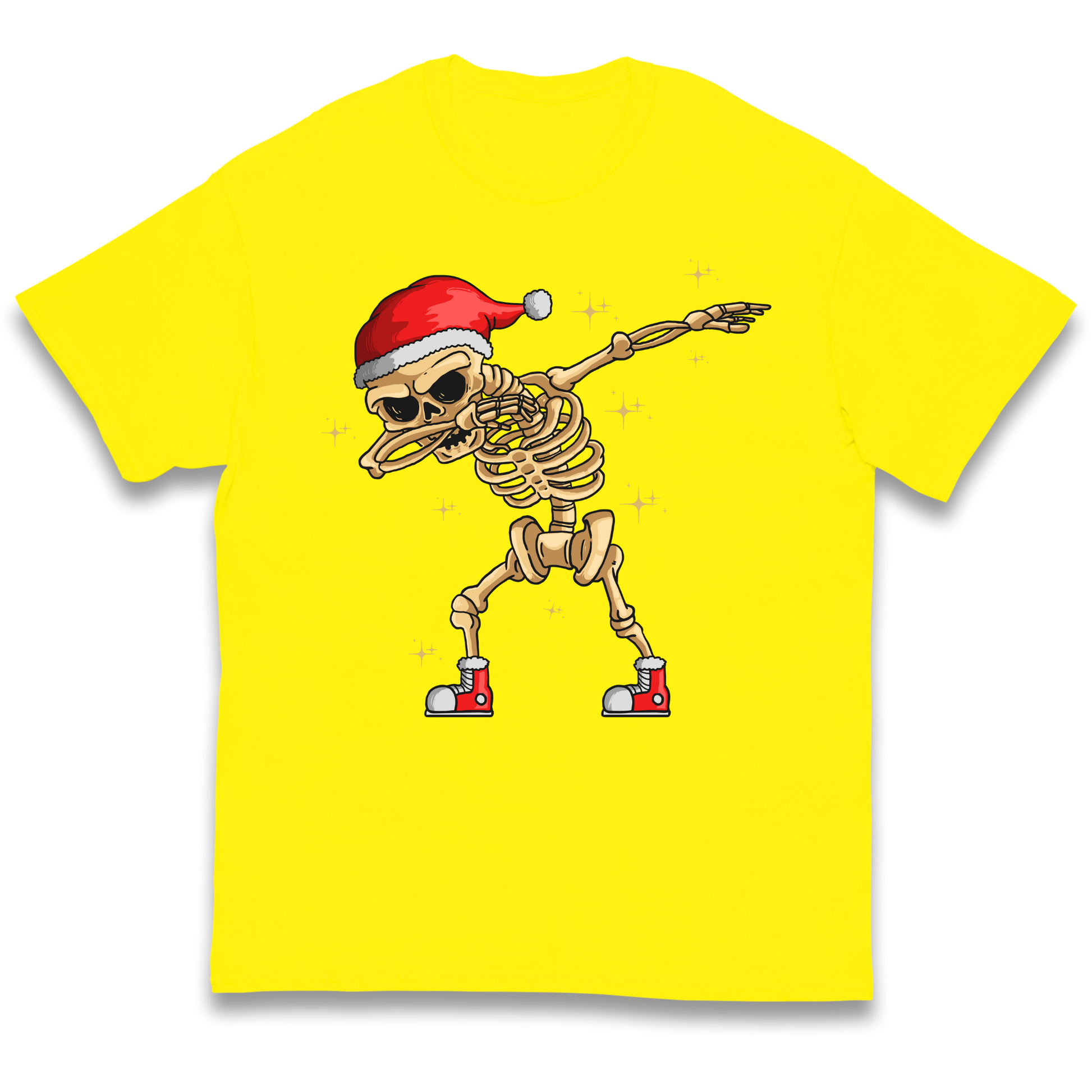 Santa Skellington Dabbing Christmas kids t shirt