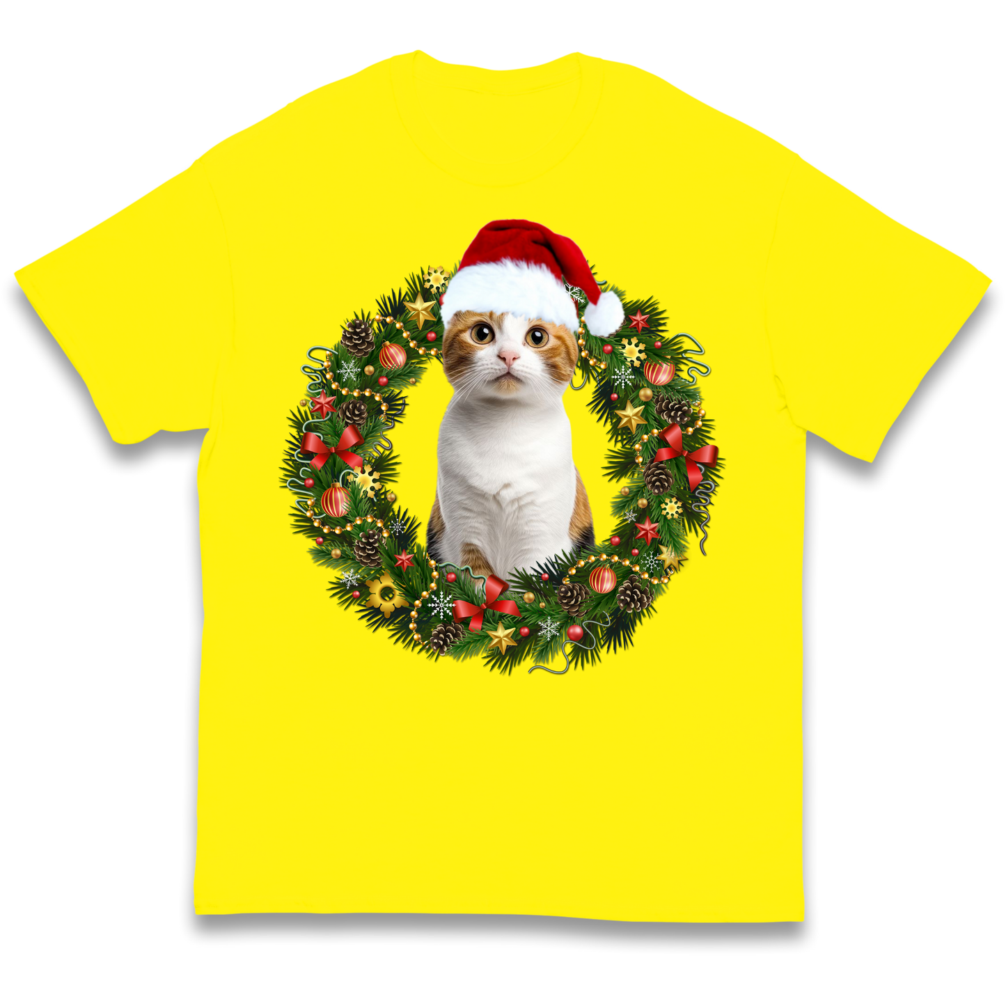 Cat Christmas kids t shirt