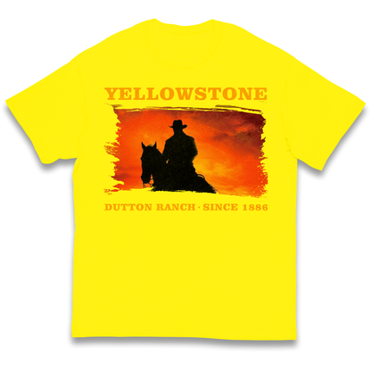 Yellowstone Dutton Ranch Since 1886 kids t shirt