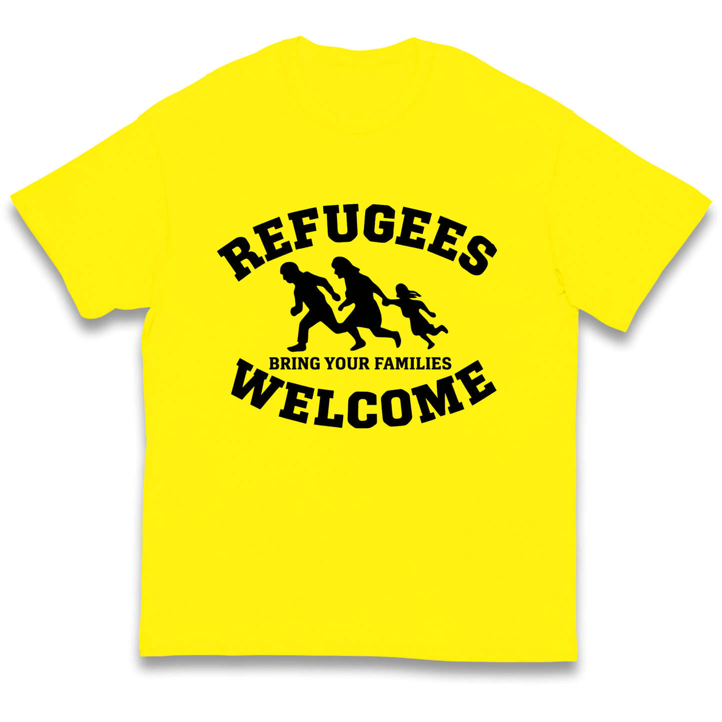 Welcome Refugees kids t shirt