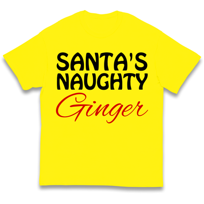 Naughty Ginger Kids T Shirt