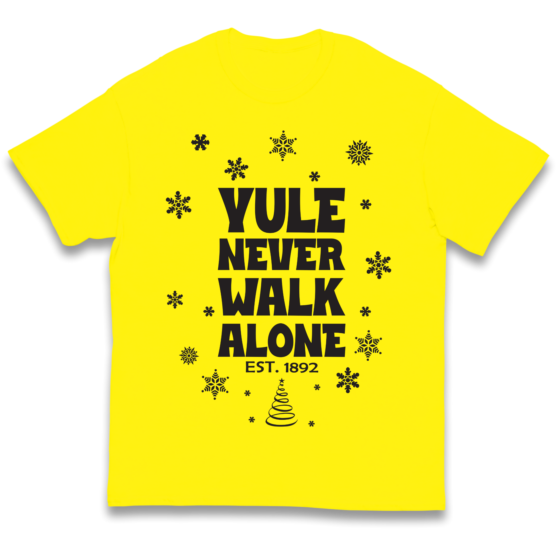 Yule Never Walk Alone Liverpool Christmas kids t shirt