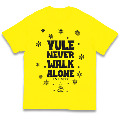 Yule Never Walk Alone Liverpool Christmas kids t shirt