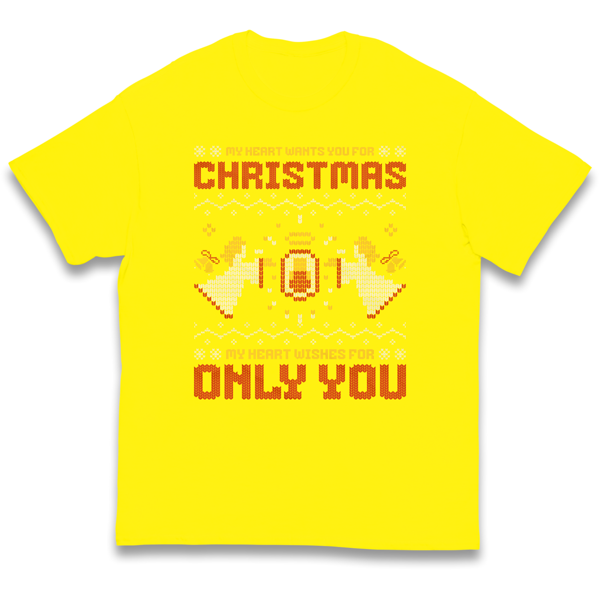 My Heart Wants You For Christmas Only You Christmas kids t shirt