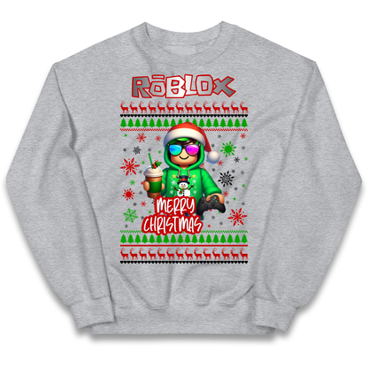 Roblox Merry Christmas Kids Jumper