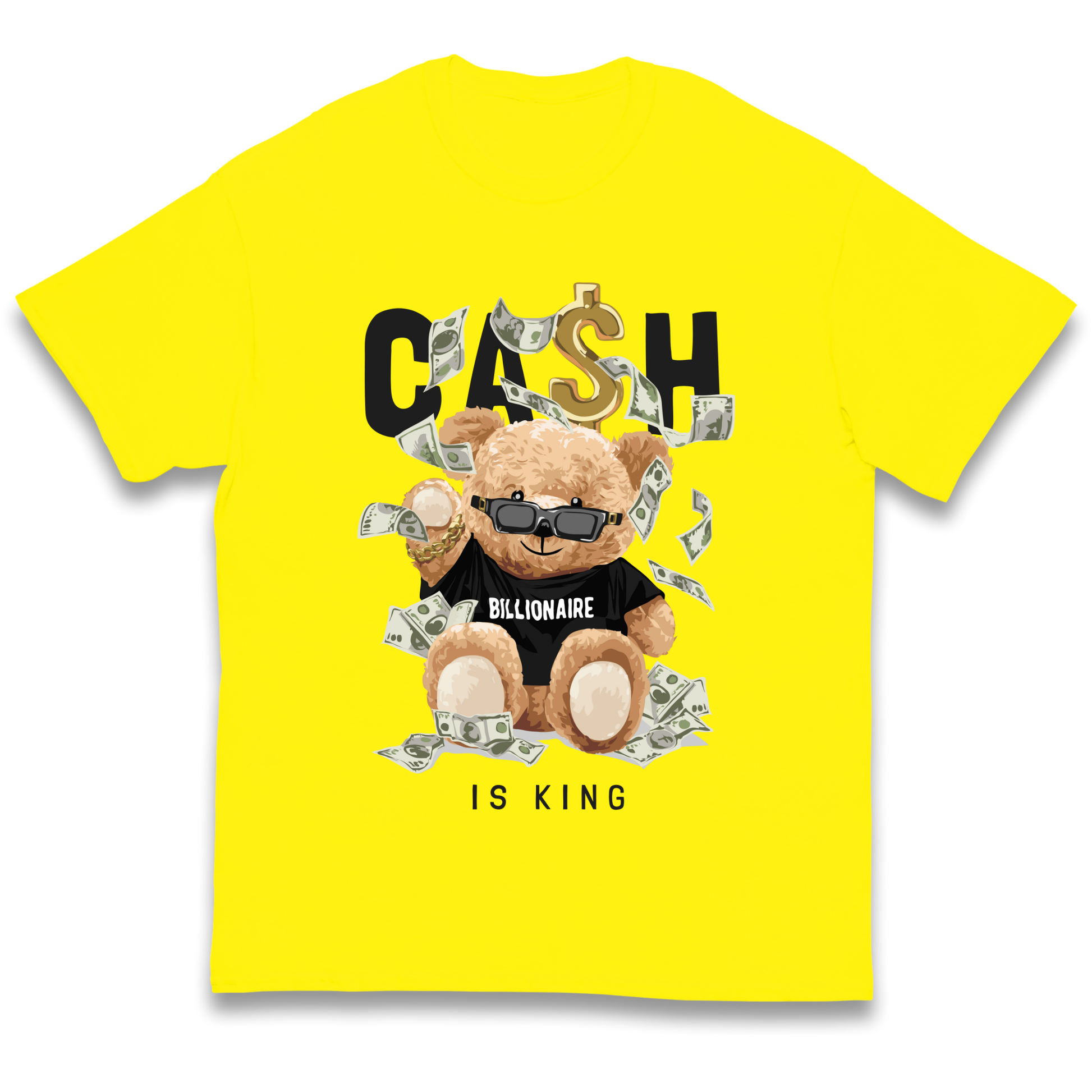 Teddy Bear Billionaire Streetwear kids t shirt