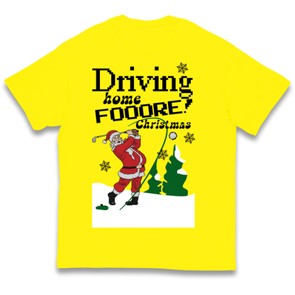 Christmas Golf Kids T Shirt