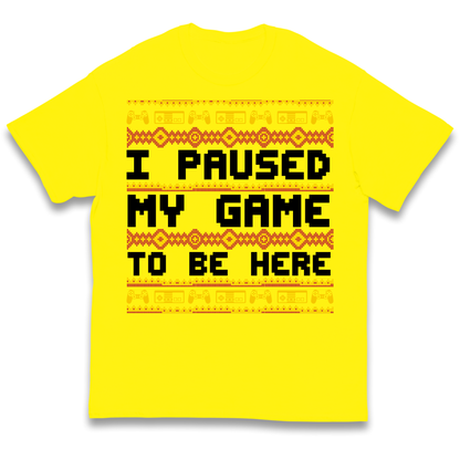 Paused My Game Kids T Shirt