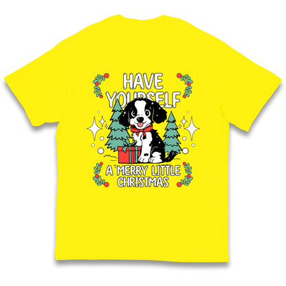 Have Yourself a Merry Little Christmas kids t shirt